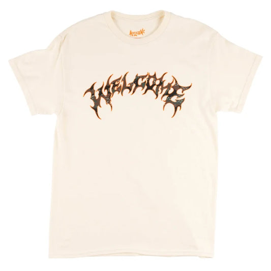 WELCOME - BARB FILL PRINTED TEE BONE/CAMO