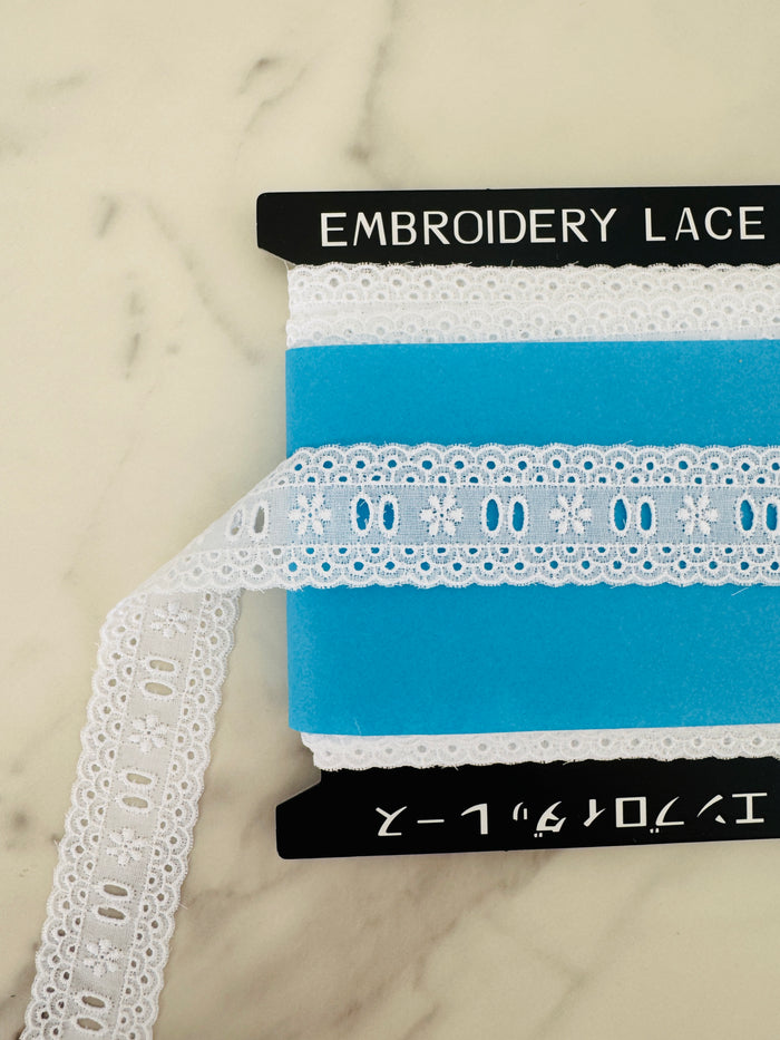 White Eyelet Lace - Japanese Import