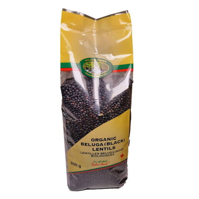 Willow Creek - Organic Beluga (Black) Lentils 800g