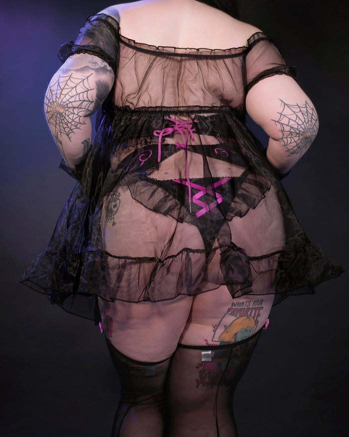 Wings of Temptation Sheer Dress