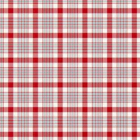 Winter in Snowtown - Plaid - Multi - Stacy West - Henry Glass