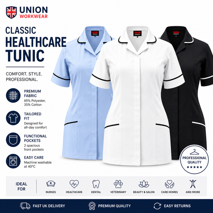 Healthcare Tunic for Nurses and Care Home Staff