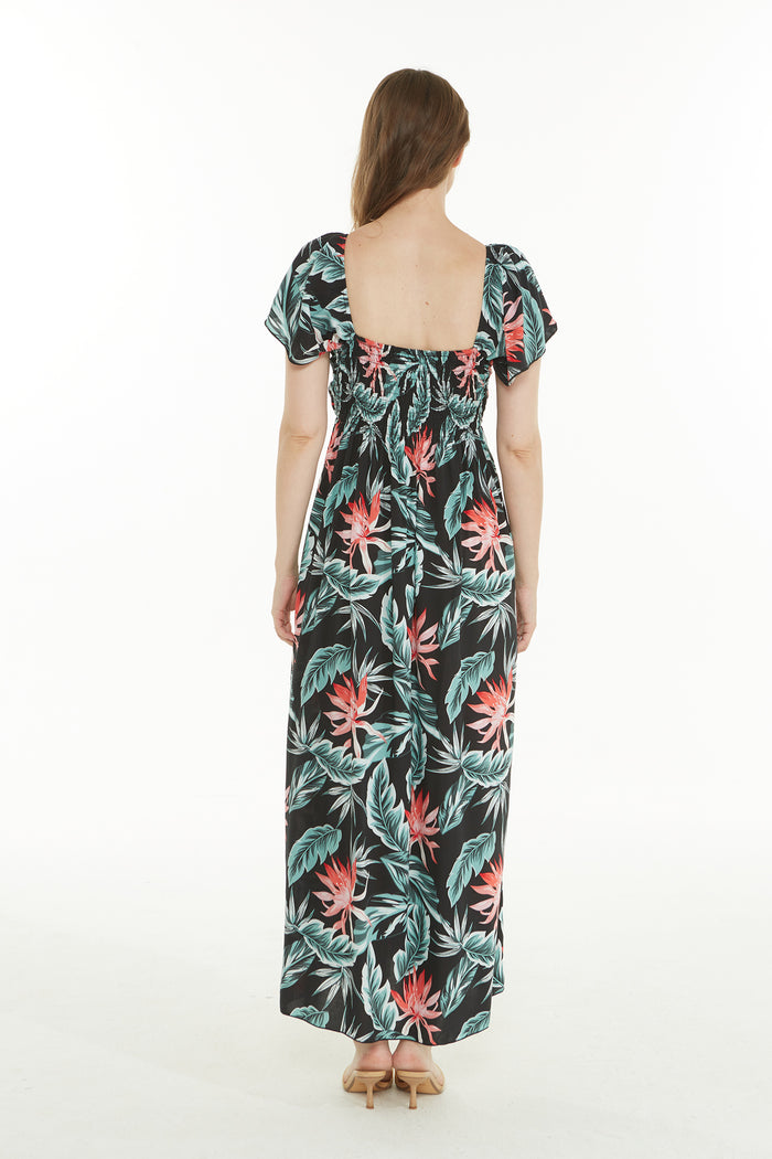 Women's Maxi Rahee Dress in Blooming Lily