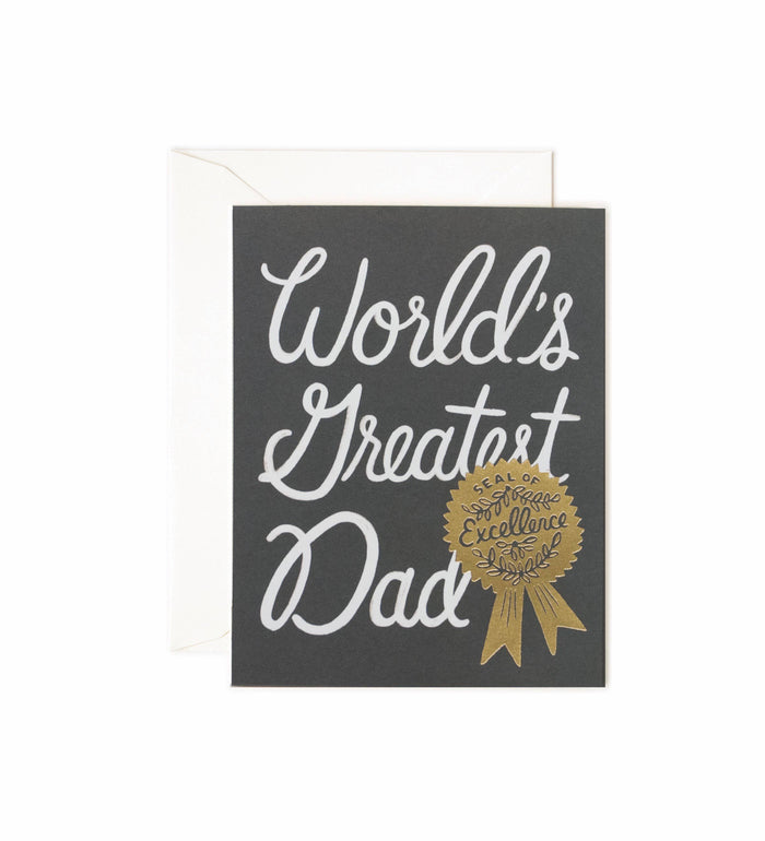 World's Greatest Dad Card