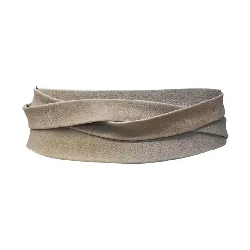 Wrap Belt-Bone Pebble