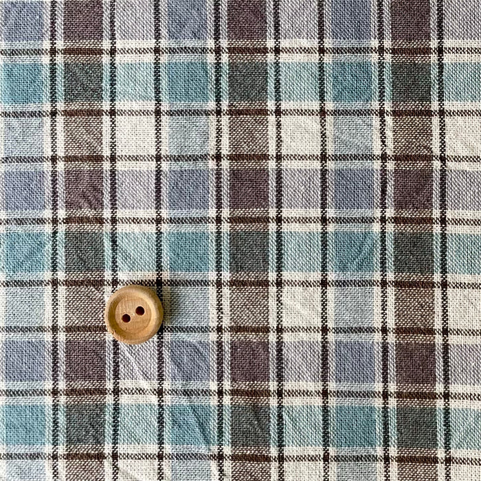 Yarn Dyed Collection - Tone Block Check - Brown - Textile Pantry