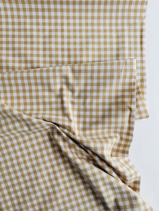 Yarn Dyed Gingham Check - Beige - Reiko Washizawa - Yuwa