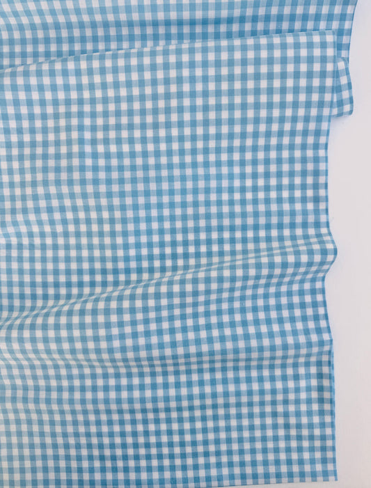 Yarn Dyed Gingham Check - Sky Blue - Reiko Washizawa - Yuwa