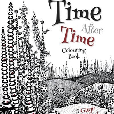 YNWP - Time After Time Colouring Book - by Gaye Smith (Your Nickel's Worth Publishing)