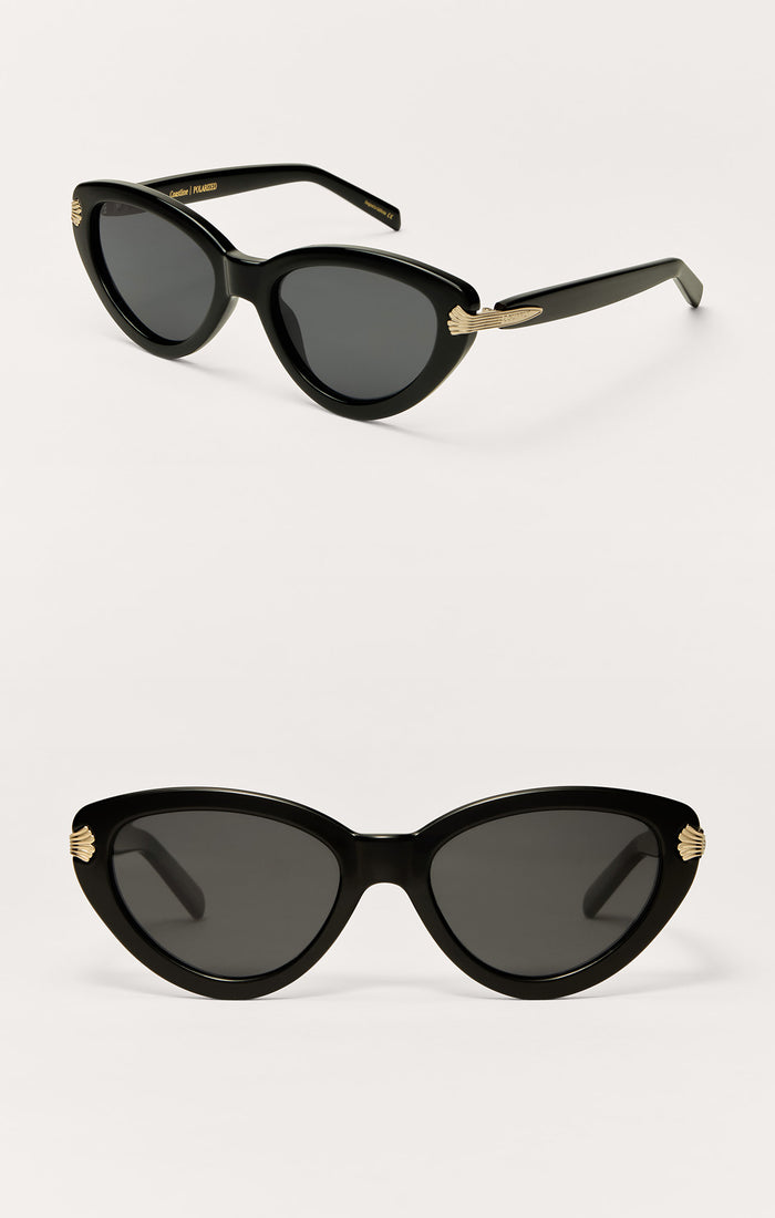 Z Supply Coastline Polished Black Grey Polarized