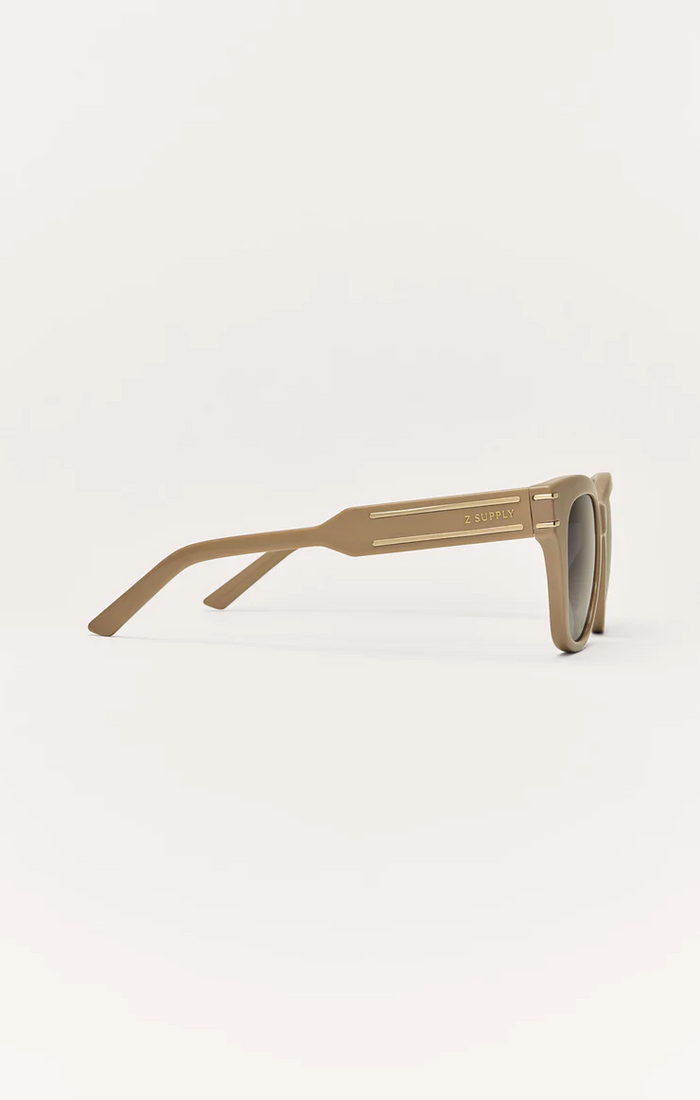 Z Supply Front Row Polarized Sunglasses - Nude Gradient