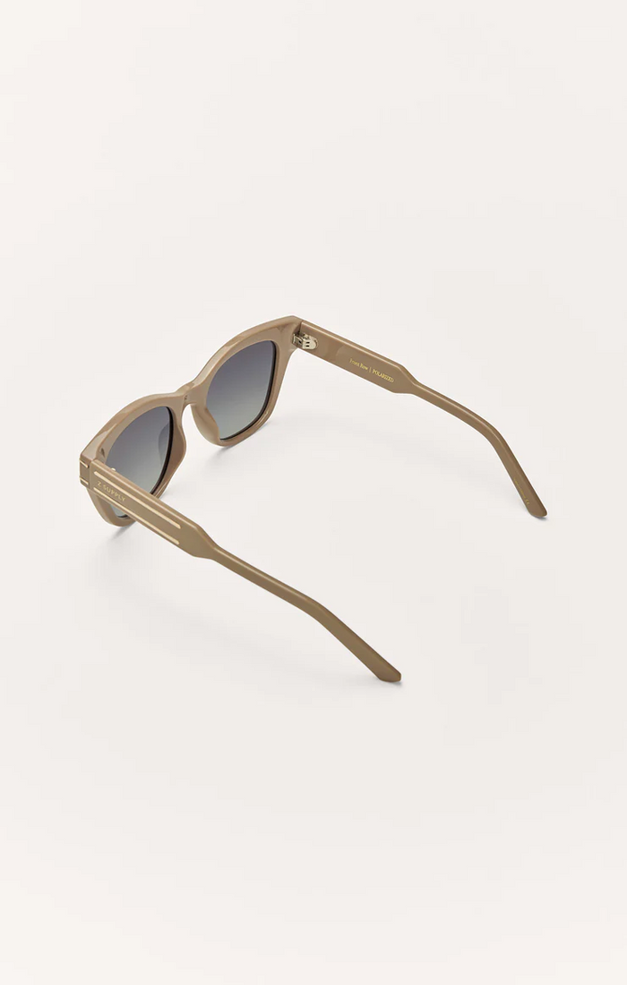 Z Supply Front Row Polarized Sunglasses - Nude Gradient