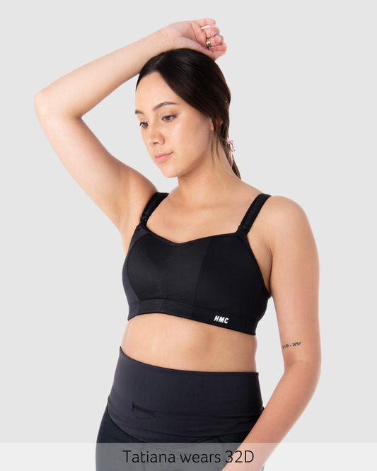 Zen Sports Nursing Bra - Black