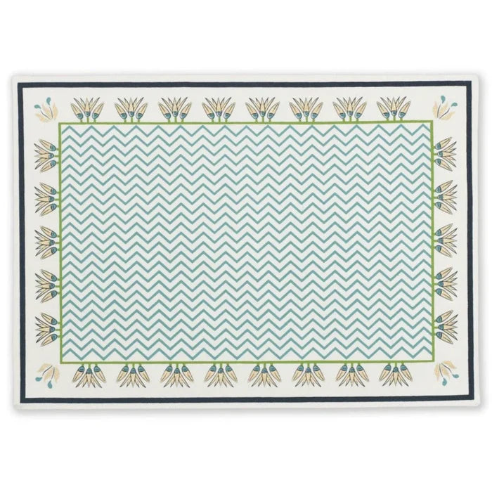Zig Zag Jade Placemat, Set of 4