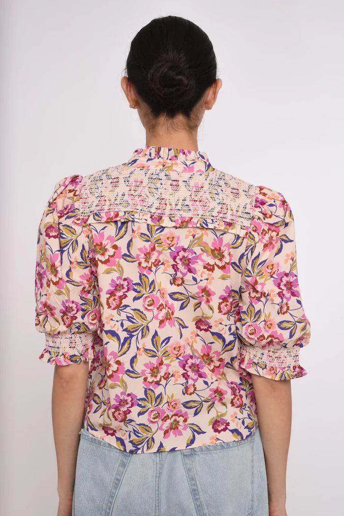 Zinny Top-Roxanna Floral Print