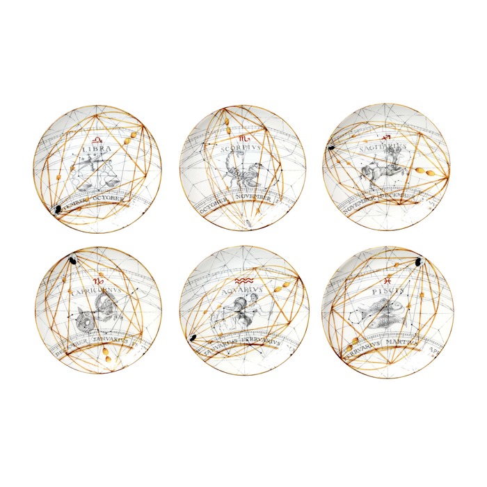 Zodiac Pisces Plate Set